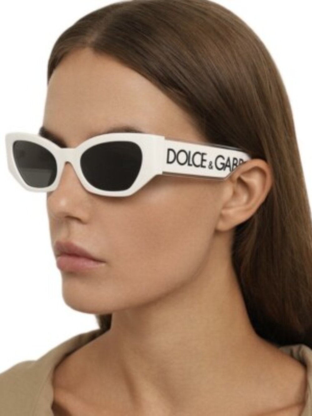 NEW DOLCE&GABBANA DG6186 3312/87 SUNGLASSES WHITE DG6186 331287